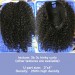 Best 250% Density 3B 3C Kinky Curly U Part Human Hair Wigs