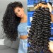 3Pics Brazilian Virgin Hair Bundles Deep Wave At Cheap Price 