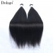 Dolago Straight Keratin Fusion Hair Extensions Remy Micro Ring Cuticles Nail I Tip Hair Extension 100 Pieces For One Set