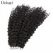 Dolago Tape In Human Hair Extensions Deep Curly Tape In Extensions 100% Human Hair 3Pics Curly Bundles To Make Hair Grow Longer Natural Color Can Be Dyed And Bleached Online Hair Shop For Sale 
