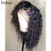 Curly Short Bob Lace Front Wigs Pre-Plucked 150% Density