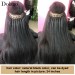 Hot Brazilian Yaki Straight I Tip Hair Extensions Natural Looking 