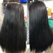 Hot Brazilian Yaki Straight I Tip Hair Extensions Natural Looking 