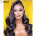 Dolago 13x6 HD Lace Front Wigs Body Wave Pre Plucked For Black Women 130% Wavy Invisible Front Lace Wigs With Baby Hair 10-30 Inches Transparent Lace Frontal Wig Pre Bleached With Natural Hairline Online For Sale