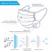 Dolago Hot Sale 50 pcs Surgical Masks Savety Face Mouth Masks Non Woven Disposable Medical Anti-Dust Surgical Medical Masks Fast And Free Shipping