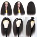 Good Quality Kinky Straight Human Hair Headband Wigs For Women