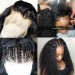 online wig store 100% Brazilian curly hd full lace wigs hot sale 