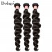 Dolago Peruvian Remy Human Hair Weave Bundles For Sale 3Pieces Peruvian Loose Wave Human Hair Extensions 10-30 Inches Peruvian Hair Bundles 