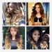 Dolago Ombre Hair Bundles Peruvian Body Wave T1B/4/27 3 Tone Remy Hair Weaves Machine Double Weft 3 Bundle 