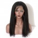 Dolago Brazilian Virgin Hair Yaki Straight 360 Lace Frontal With 3 Bundles Natural Color