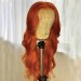 Quality orange colored blonde human hair wigs for women sale