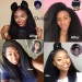 Dolago Hair ExtensionsKinky Straight Hair Brazilian Virgin Hair Weave Bundles Coarse Yaki 100% Human Hair Bundles 3 Pcs 