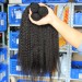 Dolago Hair ExtensionsKinky Straight Hair Brazilian Virgin Hair Weave Bundles Coarse Yaki 100% Human Hair Bundles 3 Pcs 