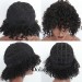 None Lace Human Hair Wigs With Bang 