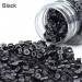 500 Pcs 3.0mm Silicone Nano Rings For I Tip Hair Copper
