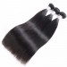 Dolago 100% Brazilian Human Hair Weave Bundles Straight 3Pcs Natural Black
