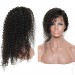 Deep curly wave invisible knots transparent lace wig for sale 