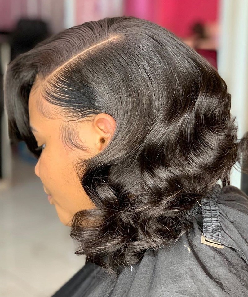 Pre plucked natural hairline wig Clearance