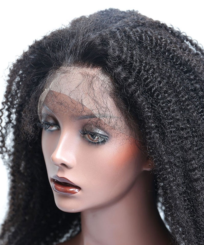 Dolago Hair Wigs Afro Kinky Curly 250% High Density Lace Front Wigs For  Black Women Virgin Brazilian Human Hair Wigs Pre Plucked With Baby Hair