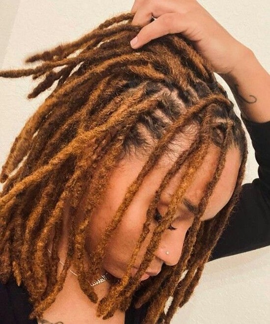 Dreadlock Extensions 8 pouces 30 mèches 100% vrais cheveux humains Afro  Kinky Dreadlock Extensions pour peuvent être teints et décolorés Afro  Kinkys