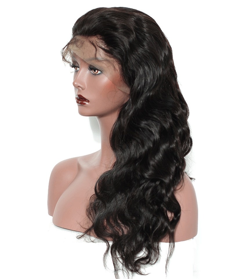 Dolago High Quality Wavy Full Lace Human Hair Wigs With Baby Hair Best Transparent Body Wave Full Lace Wigs For Women 150 Brazilian Glueless Full Lace Wig Pre Plucked For Sale Online