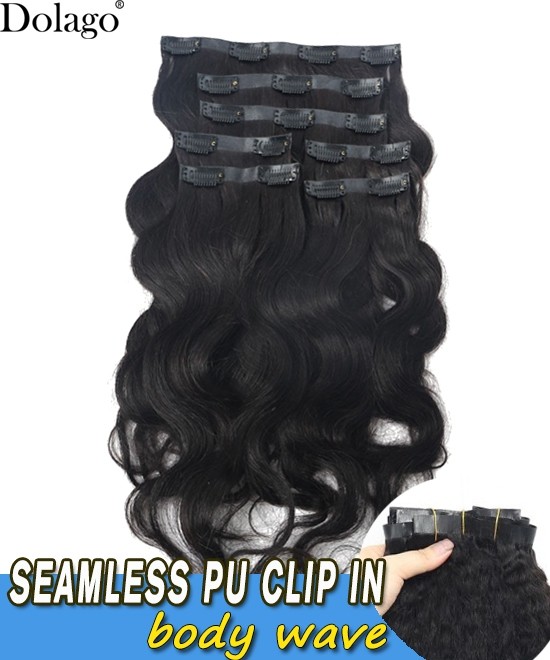 Ladies Hair Extension Clip-in