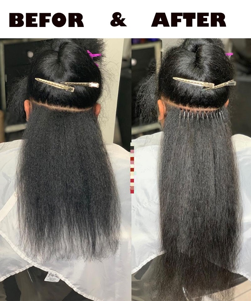 keratin infused hair extensions