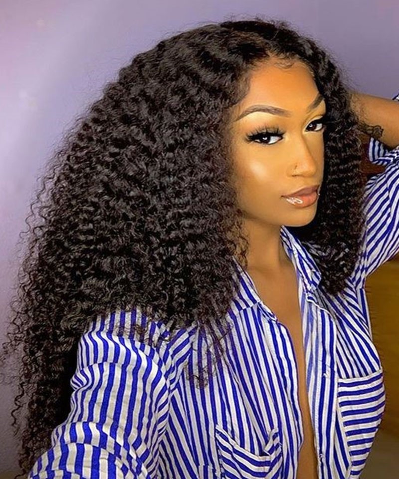 curly lace frontal wig