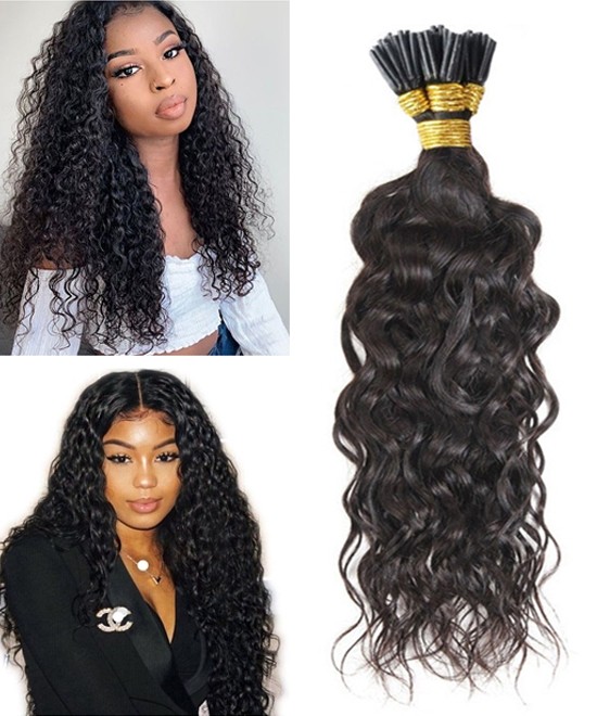 onderdelen Politiebureau Kust Dolago Water Wave Itip Hair Extensions Before And After Best Human Hair I  Tip Extensions For Women 100 pcs High Quality Real Black Hair Itip  Extensions For Sale Wholesale Price Online Store