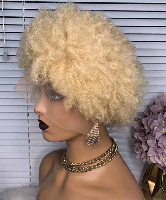 Afro kinky human hair 613 top