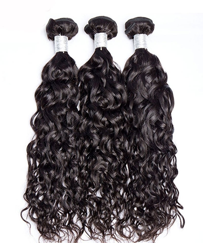 Brazilian Virgin Hair Water Wave 3 Pcs 100% Unprocessed Human Hair Weave