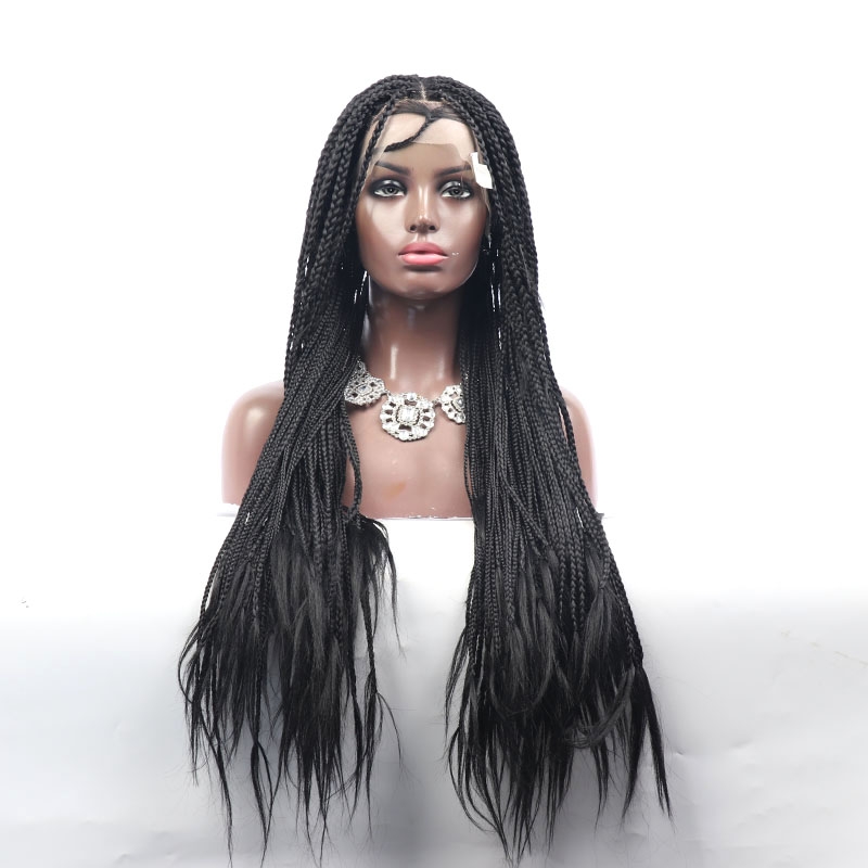 synthetic braided lace front wigs for women sale online 
