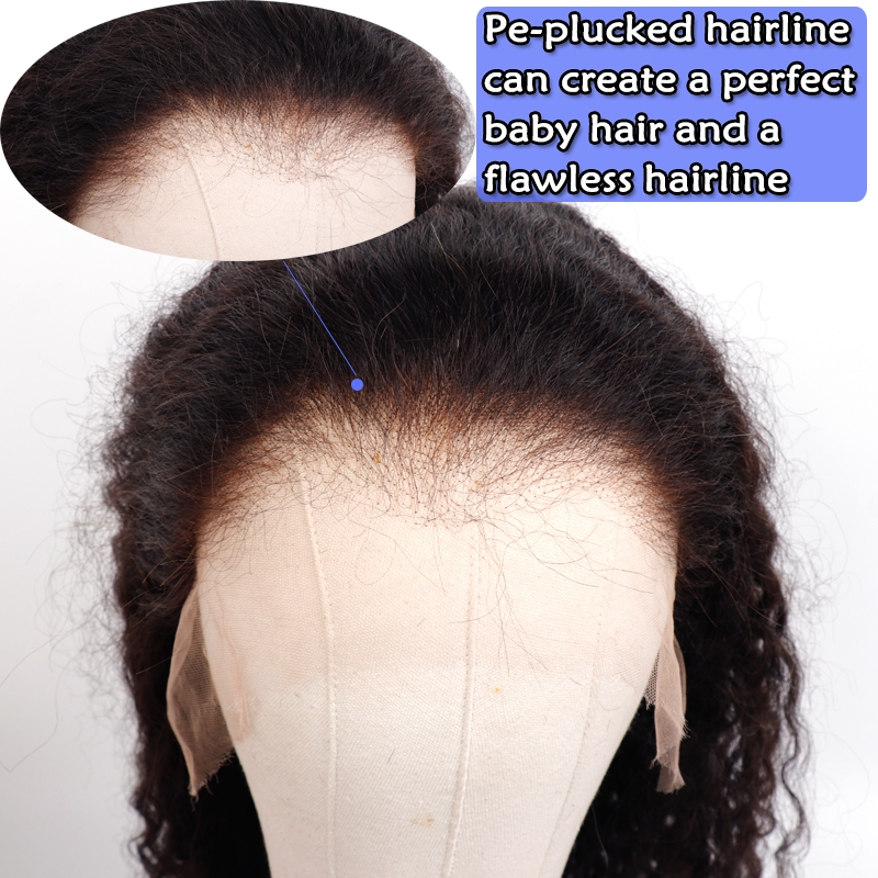 pre plucked 13x6 lace front wig for black women