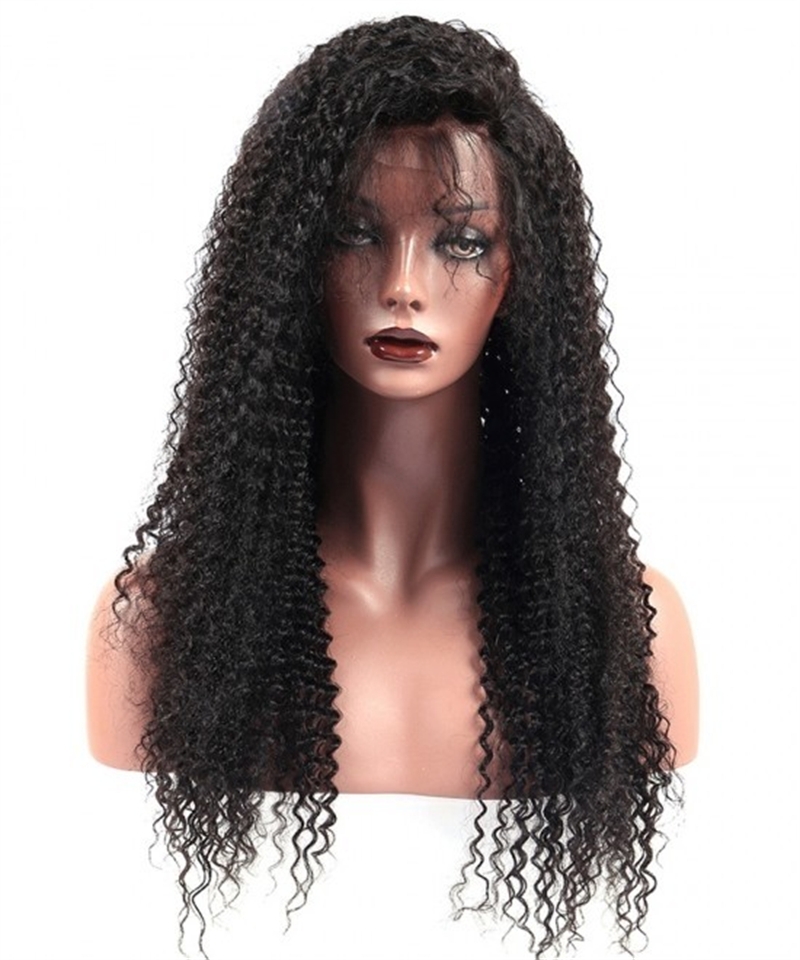 Dolago American Kinky Curly Full Lace Human Hair Wigs For Black Women High Quality 150% Glueless Full Lace Wig Human Hair Pre Plucked With Baby Hair Natural Pre Bleached Hairline For Sale Online 