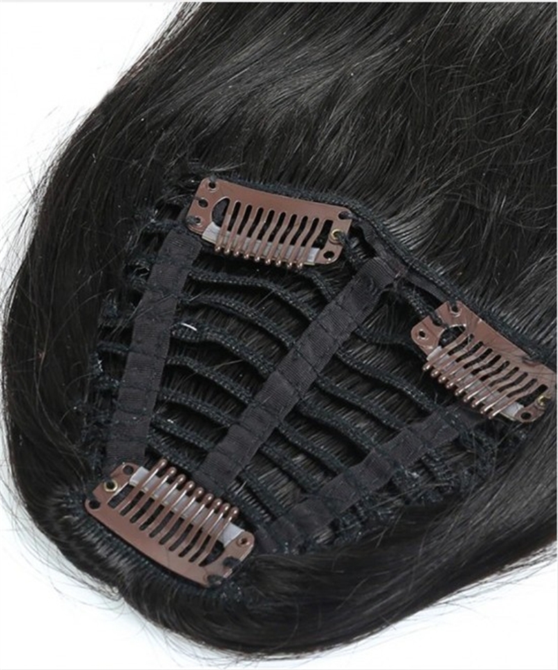Dolago High Quality Human Hair Bangs Straight Clip In Brazilian Human Hair Extensions 3 Clips Fringe Hair Bangs Tail 100% Human Hair Products At Cheap Price Free Shipping
