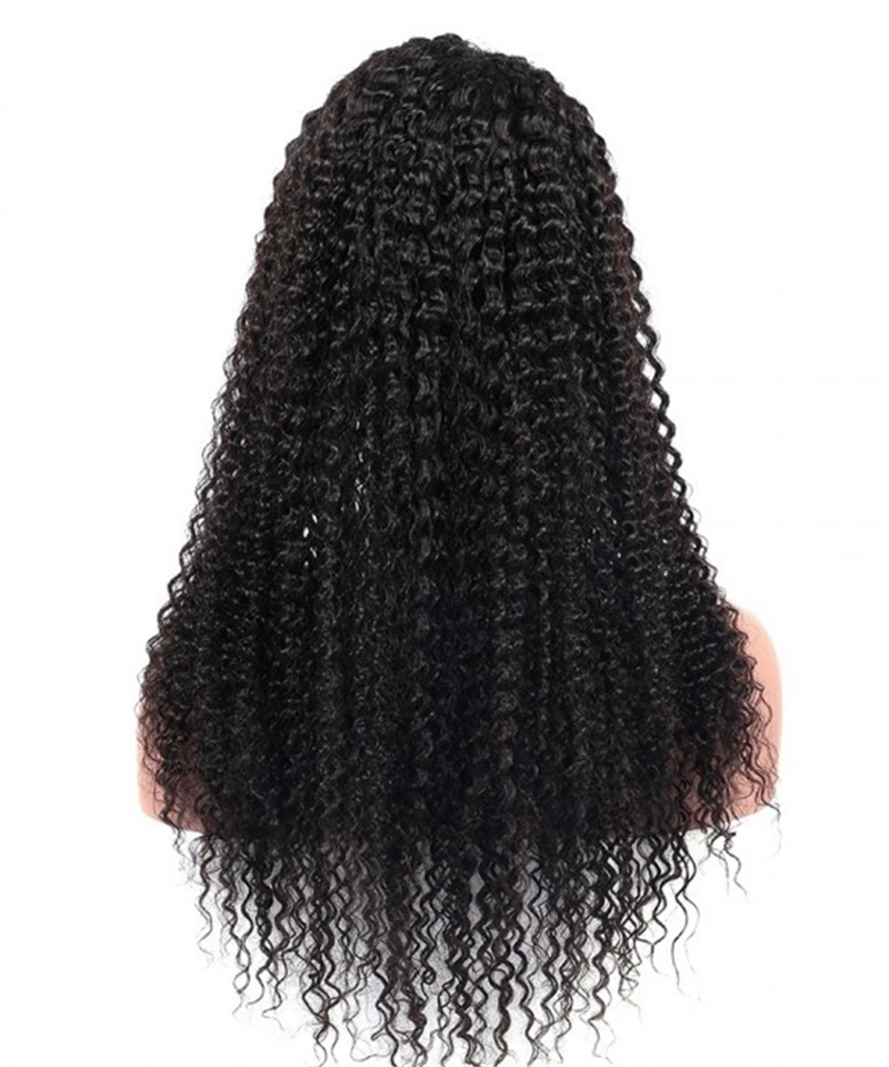 Dolago American Kinky Curly Full Lace Human Hair Wigs For Black Women High Quality 150% Glueless Full Lace Wig Human Hair Pre Plucked With Baby Hair Natural Pre Bleached Hairline For Sale Online 