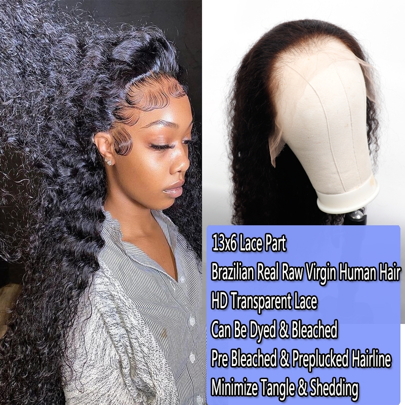 pre plucked 13x6 lace front wig for black women