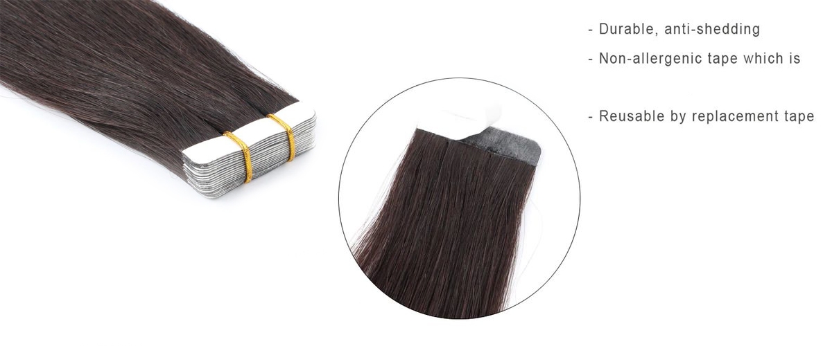 10A grade human hair tape in extensions for women online sale