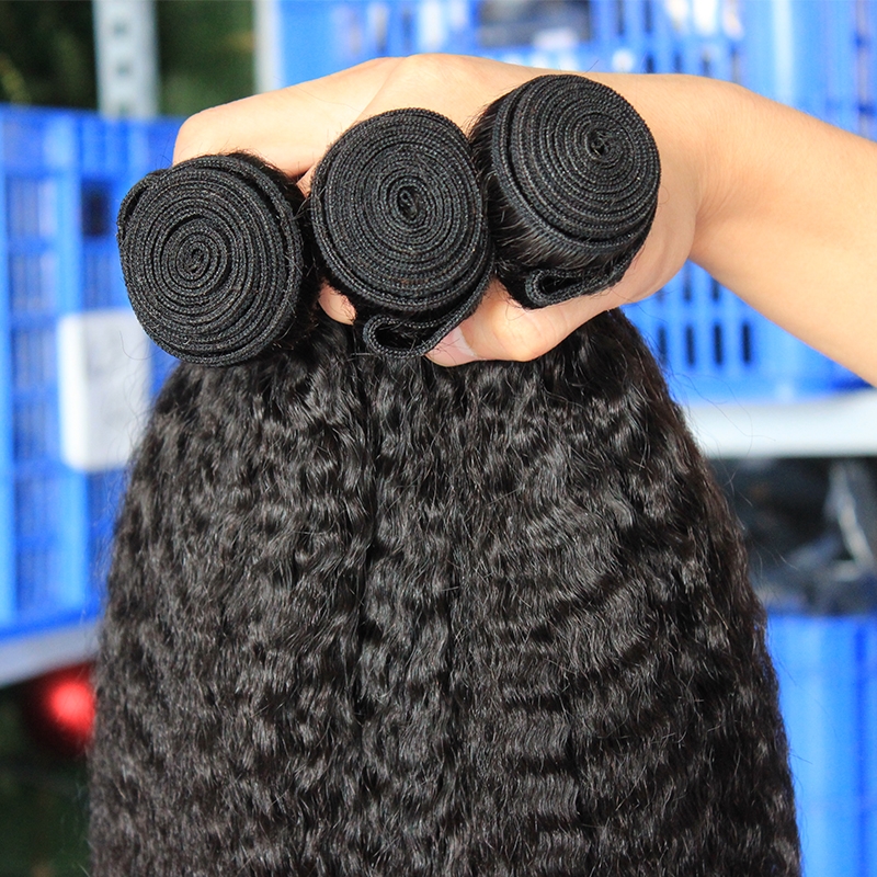 Dolago Cheap Kinky Straight Wholesale Human Hair Bundles High Quality Indian Hair Extensions For Women Braiding Bundle 100 g/set Hair Vendors With Wholesale Price Hot Sale Online