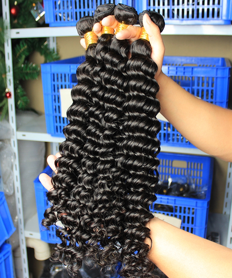 Dolago Best Remy Deep Wave Human Hair Bundles For Women Brazilian Real Weft Human Hair Sale Online Cheap Bundle Braiding Hair Vendors With Wholesale Price 