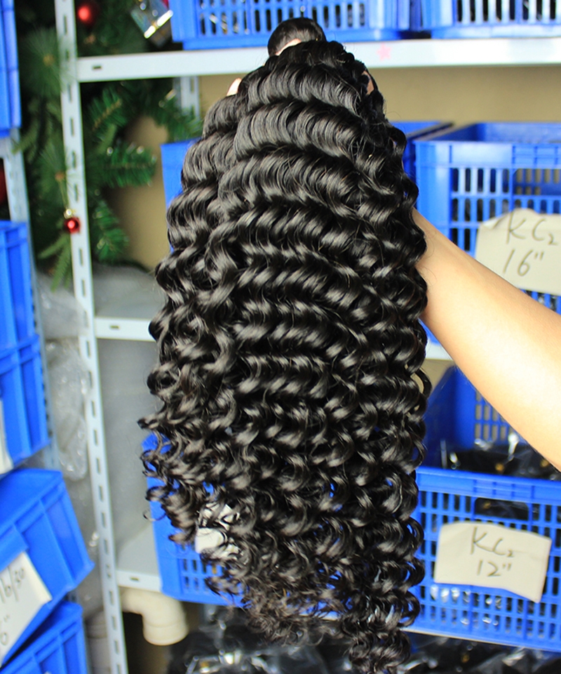 Dolago Best Remy Deep Wave Human Hair Bundles For Women Brazilian Real Weft Human Hair Sale Online Cheap Bundle Braiding Hair Vendors With Wholesale Price 