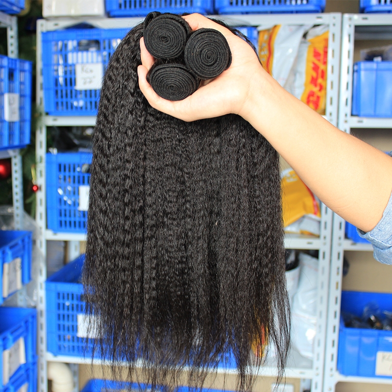 Dolago Cheap Kinky Straight Wholesale Human Hair Bundles High Quality Indian Hair Extensions For Women Braiding Bundle 100 g/set Hair Vendors With Wholesale Price Hot Sale Online