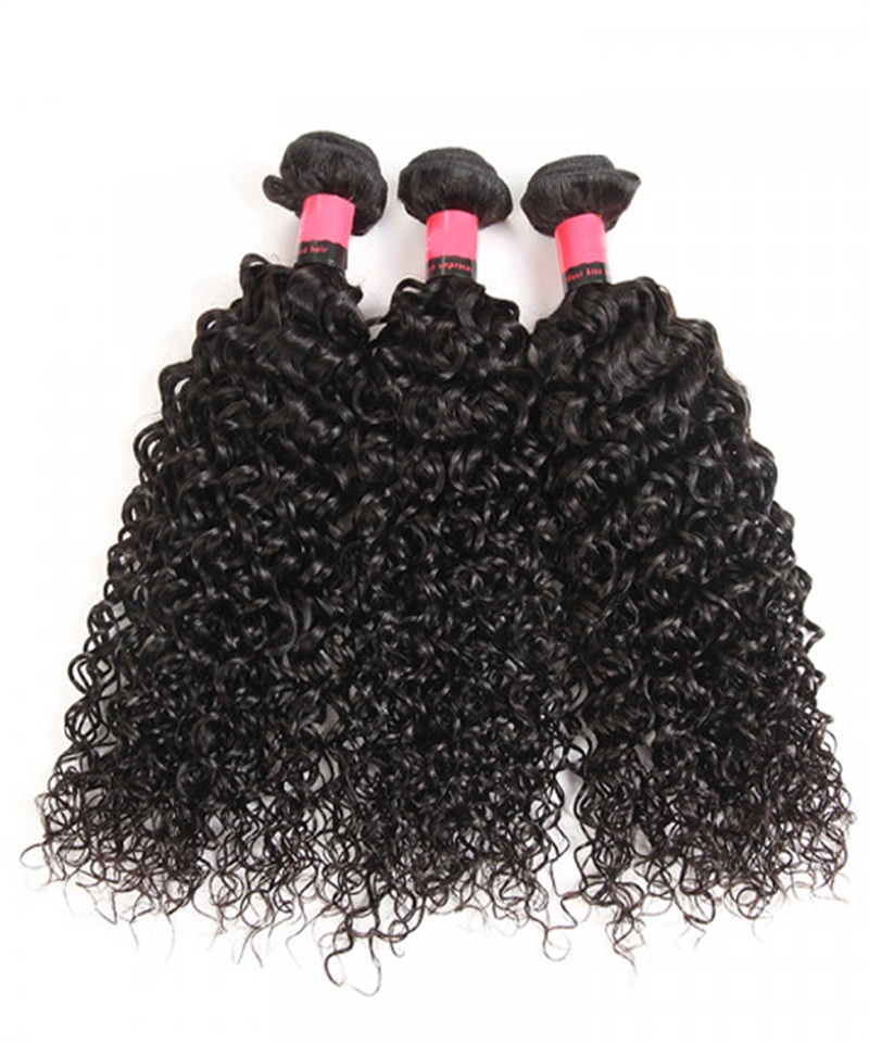 Dolago 3 Deep Curly Human Hair Bundles With Closure For Women Brazilian Virgin 3 Bundles And Lace Frontal Closure Hair Extensions Online Shop Cheap Pack With Closures Hair For Sale