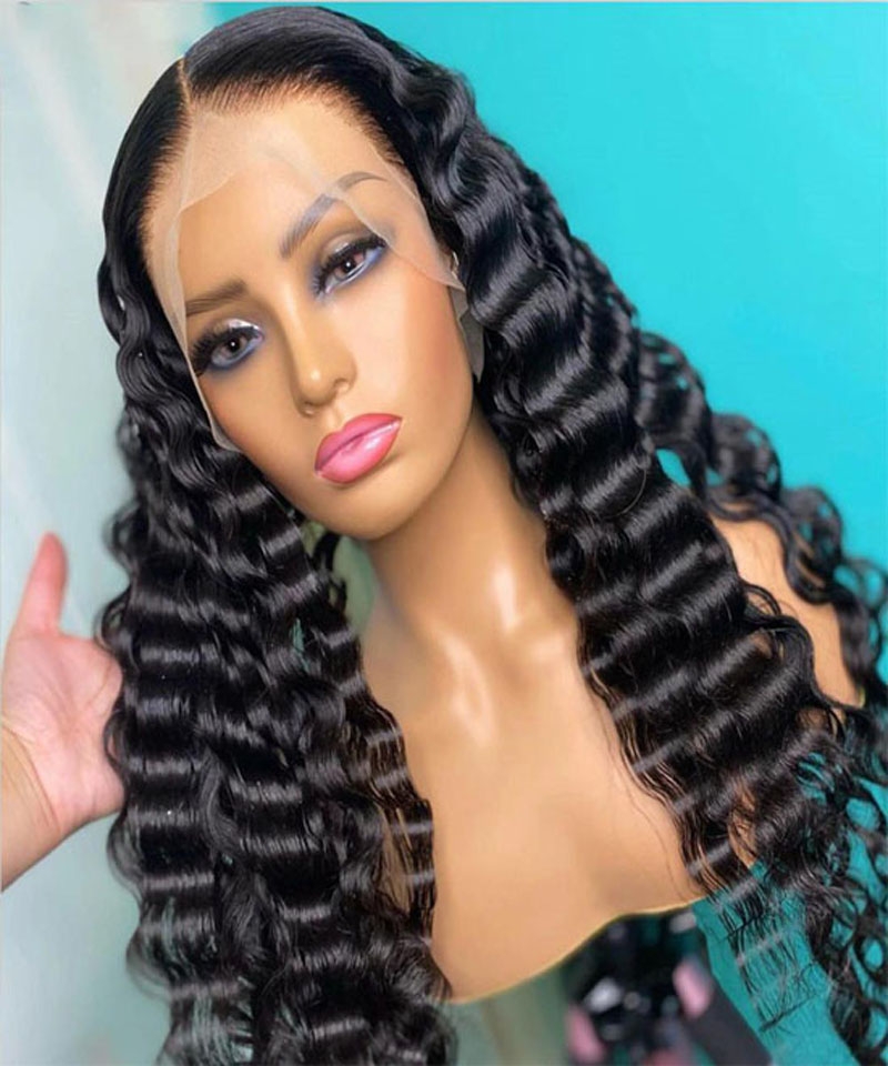 Dolago Loose Deep Wave Lace Front Human Hair Wigs For Black Women 150% Glueless Lace Front Wigs With Baby Hair Natural Braided Lace Front Wigs For Sale Online Shop