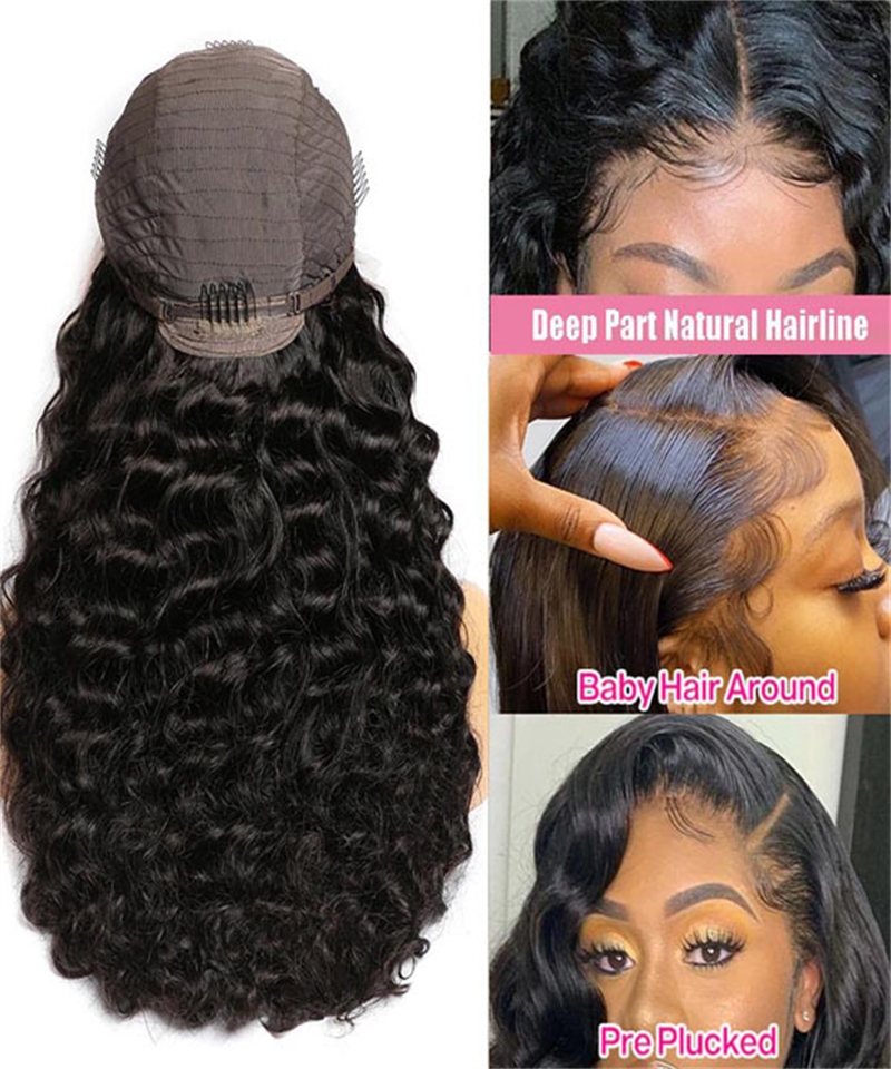 Dolago Light Yaki Straight 13x6 Lace Front Brazilian Human Hair Wig With Curly Baby Hair 150% High Quality Glueless Front Transparent Lace Wigs Pre Plucked For Black Women Natural Frontal Wigs With Invisible Hairline