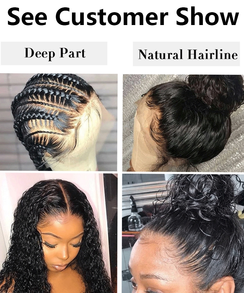 Dolago 150% Deep Curly 360 Lace Frontal Wig Pre Plucked With Baby Hair Glueless RLC 360 Lace Front Human Virgin Hair Wigs For Black Women Cheap 360 Lace Wig Pre Bleached With Natural Hairline Online