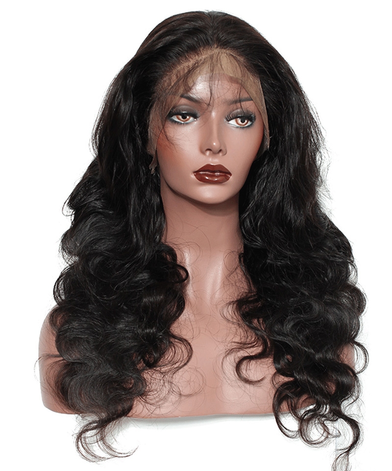 Dolago 150% Body Wave 360 Full Lace Wigs Human Hair For Sale High Quality Glueless 360 HD Lace Wig Pre Plucked For Black Women Natural Brazilian Transparent 360 Lace Front Wigs With Baby Hair Pre Bleached  