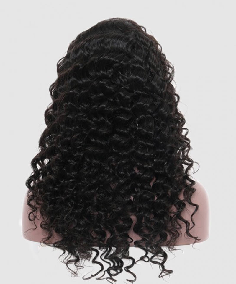 Dolago Natural Black Loose Wave 360 Lace Front Wig For Black Women 150% Cheap Wavy 360 Lace Frontal Wig Pre Plucked With Baby Hair High Quality Brazilian Virgin Human Hair Front Lace Wig Free Shipping 