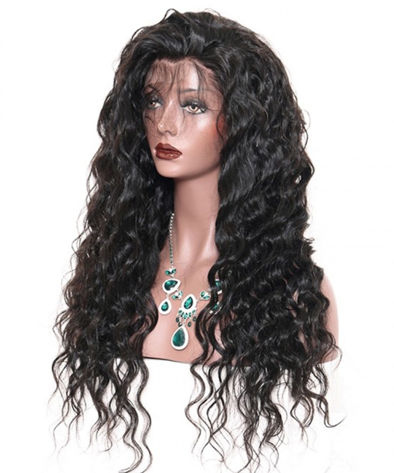 Dolago 250% High Quality Loose Wave Human Hair Front Lace Wig For Black Women Brazilian 13x6 Lace Front Wigs Pre Plucked For Sale Online Glueless Wavy Lace Frontal Wigs With Baby Hair Free Shipping 