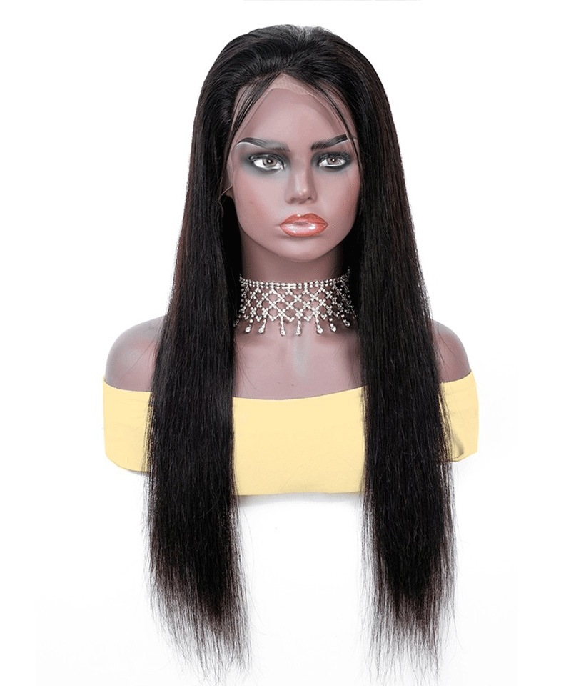 Dolago Silky Straight Lace Front Wigs Human Hair Pre Bleached For Black Women 250% Density Glueless Lace Frontal Wigs With Baby Hair For Sale High Quality Front Lace Wigs Can Be Dyed Free Shipping 